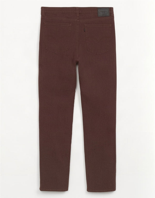 Męskie spodnie Levi's 511 Slim Casual W38 L34 Burgundowa bawełna
