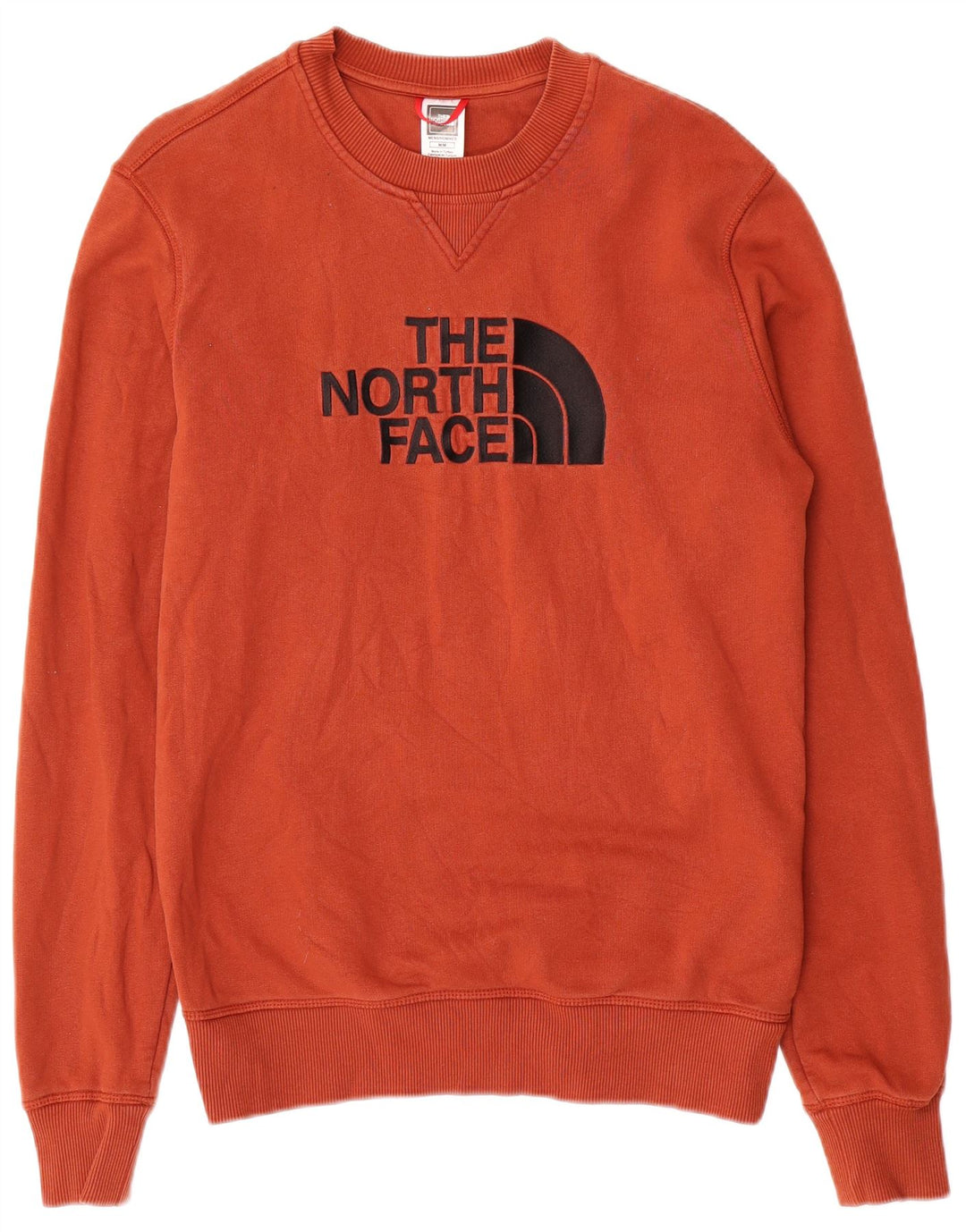 Męski sweter z grafiką THE NORTH FACE, średni pomarańczowy
