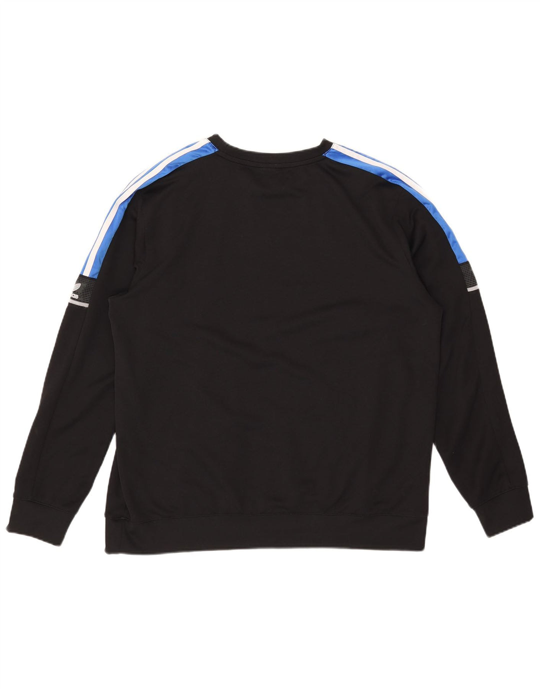 Adidas Męska bluza z grafiką Jumper XL Czarny poliester z blokami kolorów