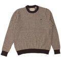 JACK WILLS Damski sweter z okrągłym dekoltem UK 20 2XL Szara wełniana kratka