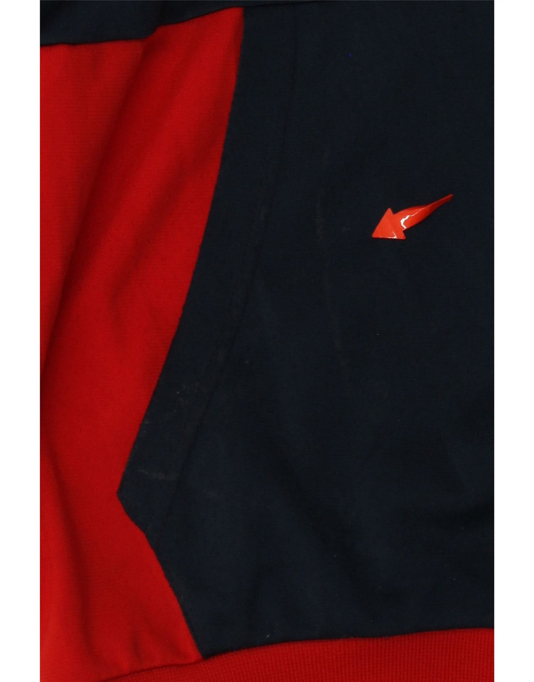 Męska kurtka dresowa ADIDAS UK 38/40, poliester w kolorze średniej czerwieni