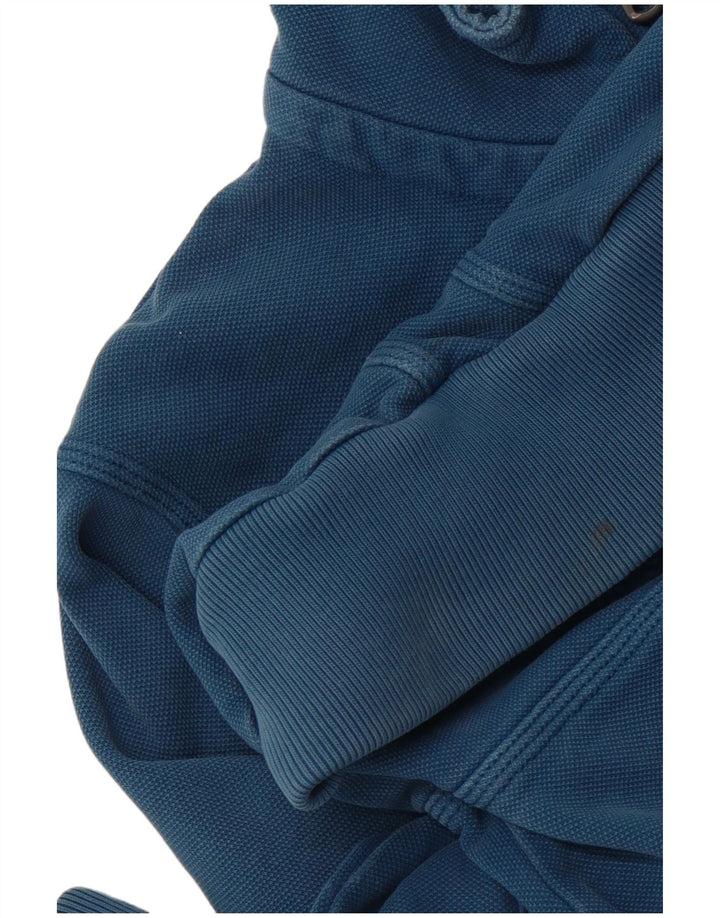 Męska bluza z zamkiem błyskawicznym FAT FACE, średnioniebieska, bawełniana