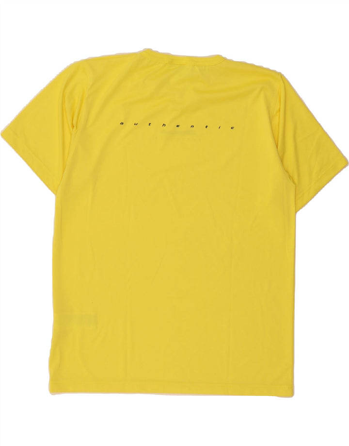 REEBOK Mens T-Shirt Top Small Yellow Polyester Vintage Reebok and Second-Hand Reebok from Messina Hembry 