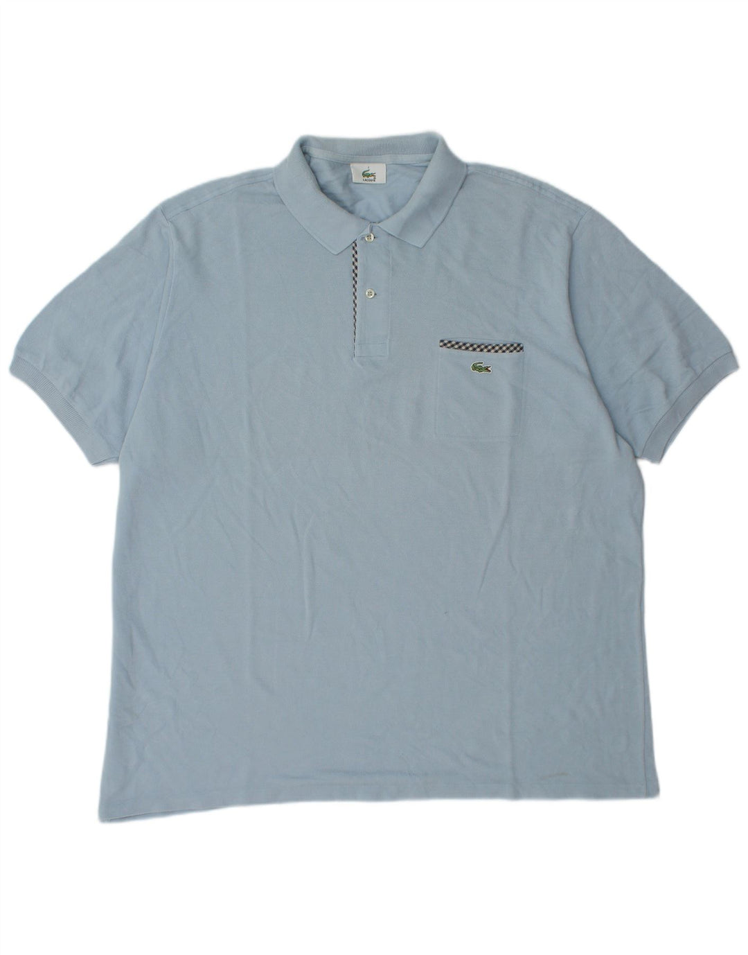 Męska koszulka polo Lacoste, rozmiar 7, 2XL, niebieska, bawełniana