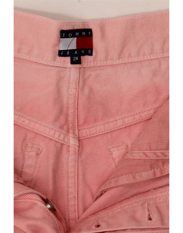 Damskie spodenki jeansowe Tommy Hilfiger W28 średni róż