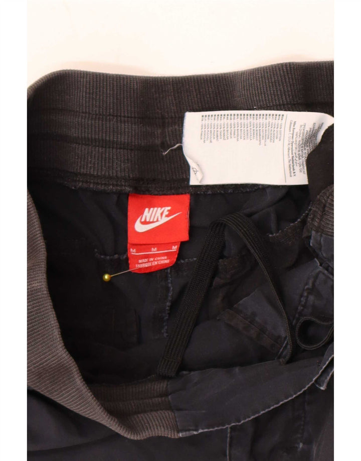 Męskie spodenki cargo Nike, średnie W32, granatowe, bawełniane