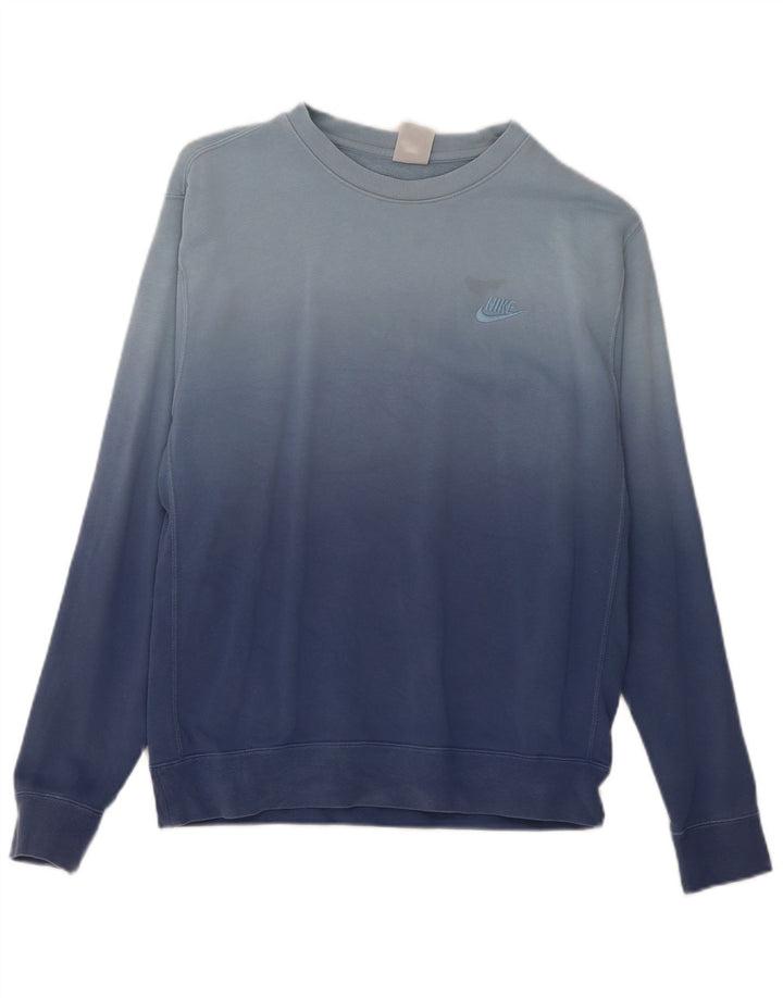 Męska bluza dresowa Nike, średnia niebieska, bawełniana Tie Dye