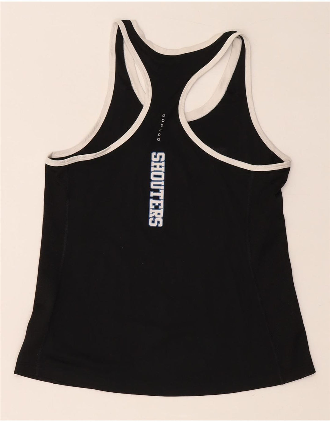 Damska kamizelka Nike Saint Thomas Graphic Top UK 14, duży, czarny poliester