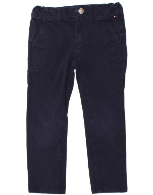 Spodnie Chino chłopięce Tommy Hilfiger Straight Chino 5-6 lat W22 L18 Granatowe