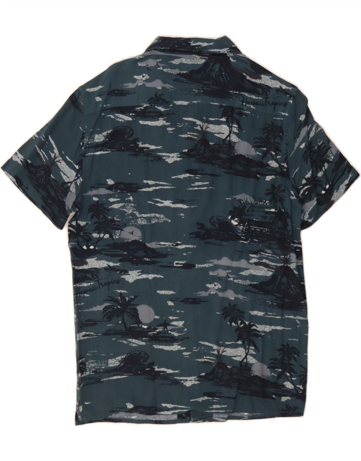 C&A Mens Slim Fit Short Sleeve Shirt Small Blue Tie Dye Vintage C&A and Second-Hand C&A from Messina Hembry 