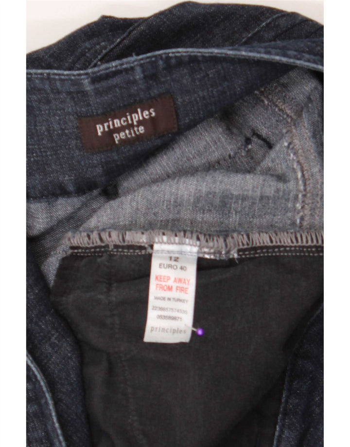 Zasady Damskie dżinsy Petite Bootcut UK 12 Medium W30 L30 Granatowe