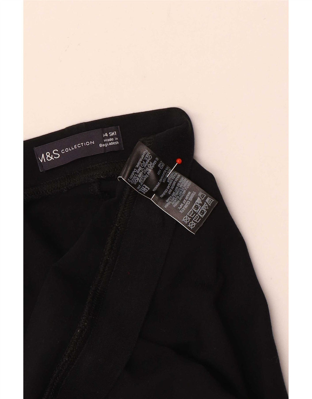 Legginsy damskie Marks & Spencer UK 14, duże, czarne, bawełniane