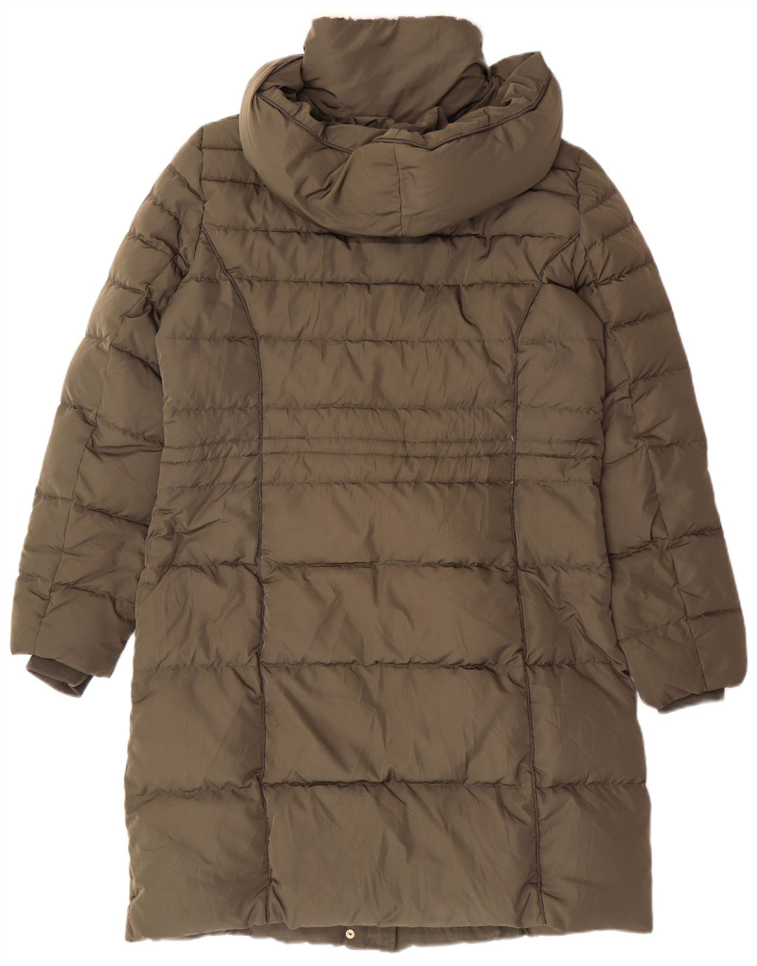 Vero Moda Damski płaszcz z kapturem i ociepleniem, duży, khaki, poliester, zimowy