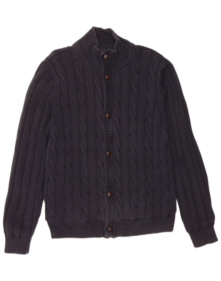 Niebieski sweter damski Marks & Spencer Harbor Cardigan UK 14, średni granat