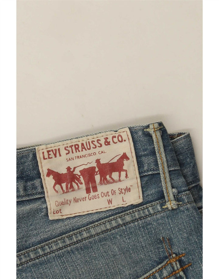 Męskie proste dżinsy Levi's W32 L27 Niebieskie