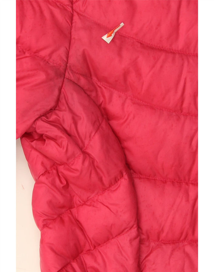 PUMA Womens Padded Jacket UK 10 Small  Pink Nylon