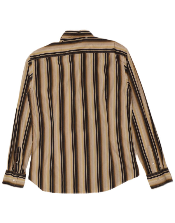 Koszula męska Ted Baker, rozmiar 6, 2XL, beżowa, bawełniana w paski