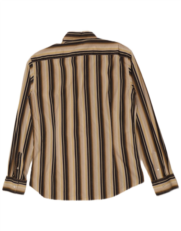 Koszula męska Ted Baker, rozmiar 6, 2XL, beżowa, bawełniana w paski