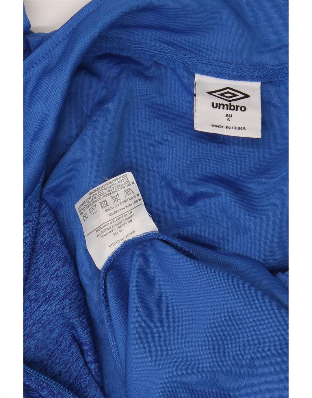 UNDER ARMOUR Mens Graphic Tracksuit Top Jacket Small Blue Flecked