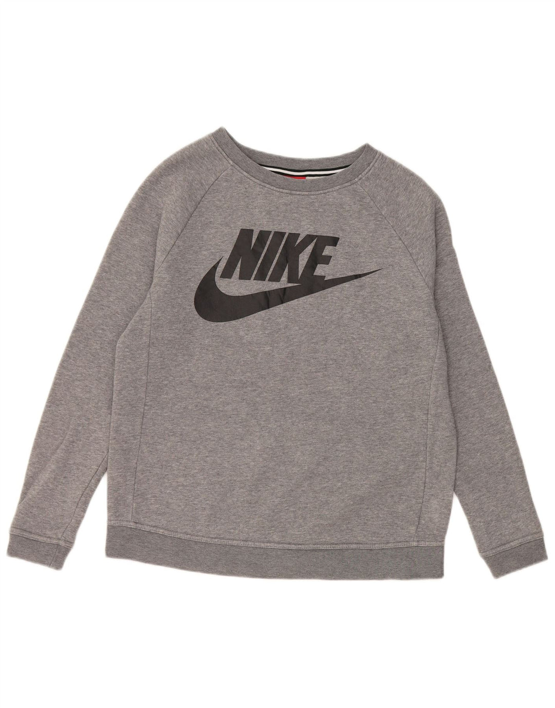 Męska bluza z grafiką Nike, mała, szara, bawełniana
