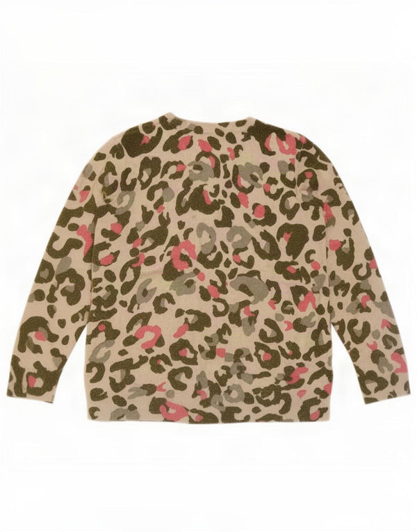 Marks & Spencer Damski sweter z dekoltem w łódkę, UK 12, średni beż