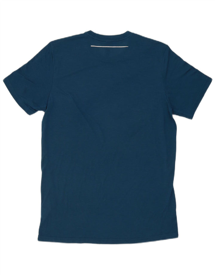Męska koszulka Adidas Aeroready Top, średni niebieski poliester