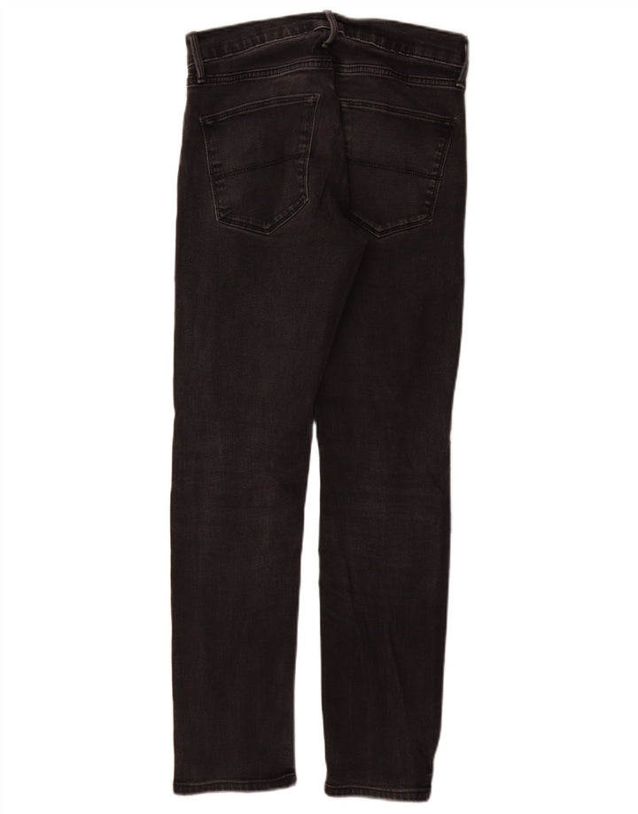 Marks & Spencer Męskie jeansy slim W28 L31 Czarne bawełniane