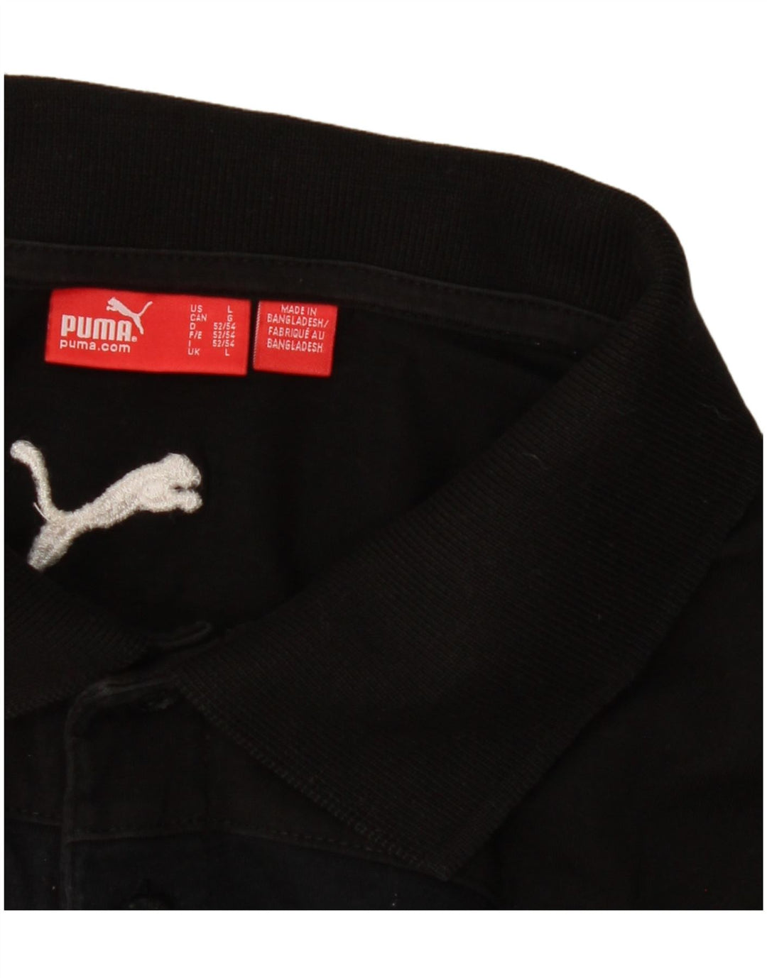 Męska koszulka polo Puma, duża, czarna, bawełniana