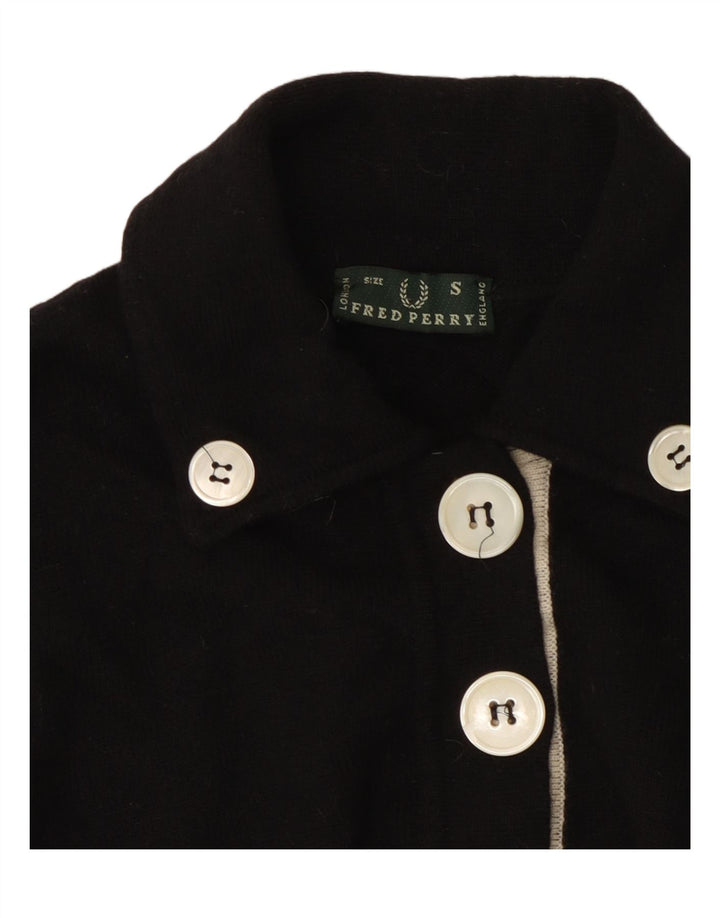 Damska koszulka polo FRED PERRY UK 10, mała czarna