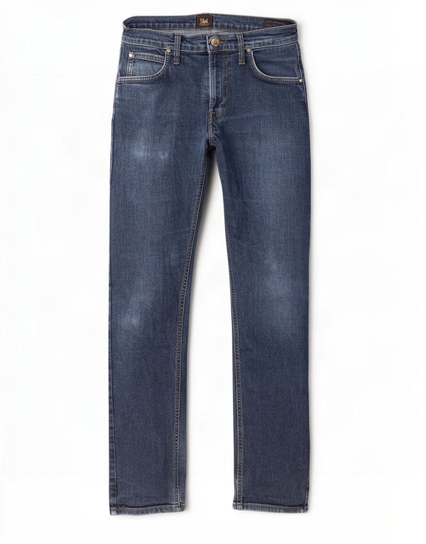 Męskie jeansy Lee Daren Zip Fly W30 L34, niebieska bawełna