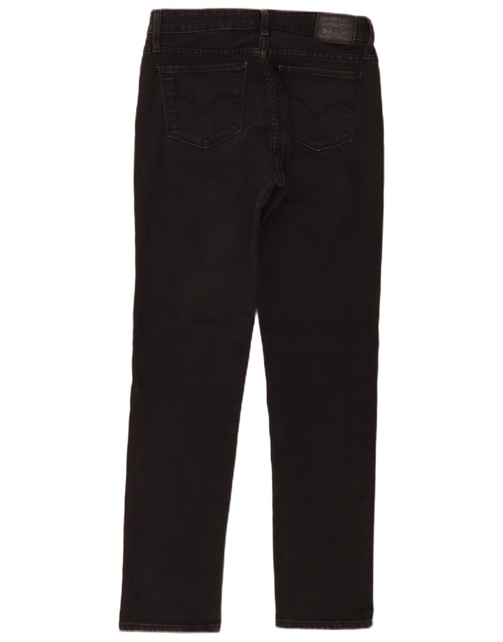 Damskie jeansy Levi's 712 Slim W28 L30 Czarna bawełna