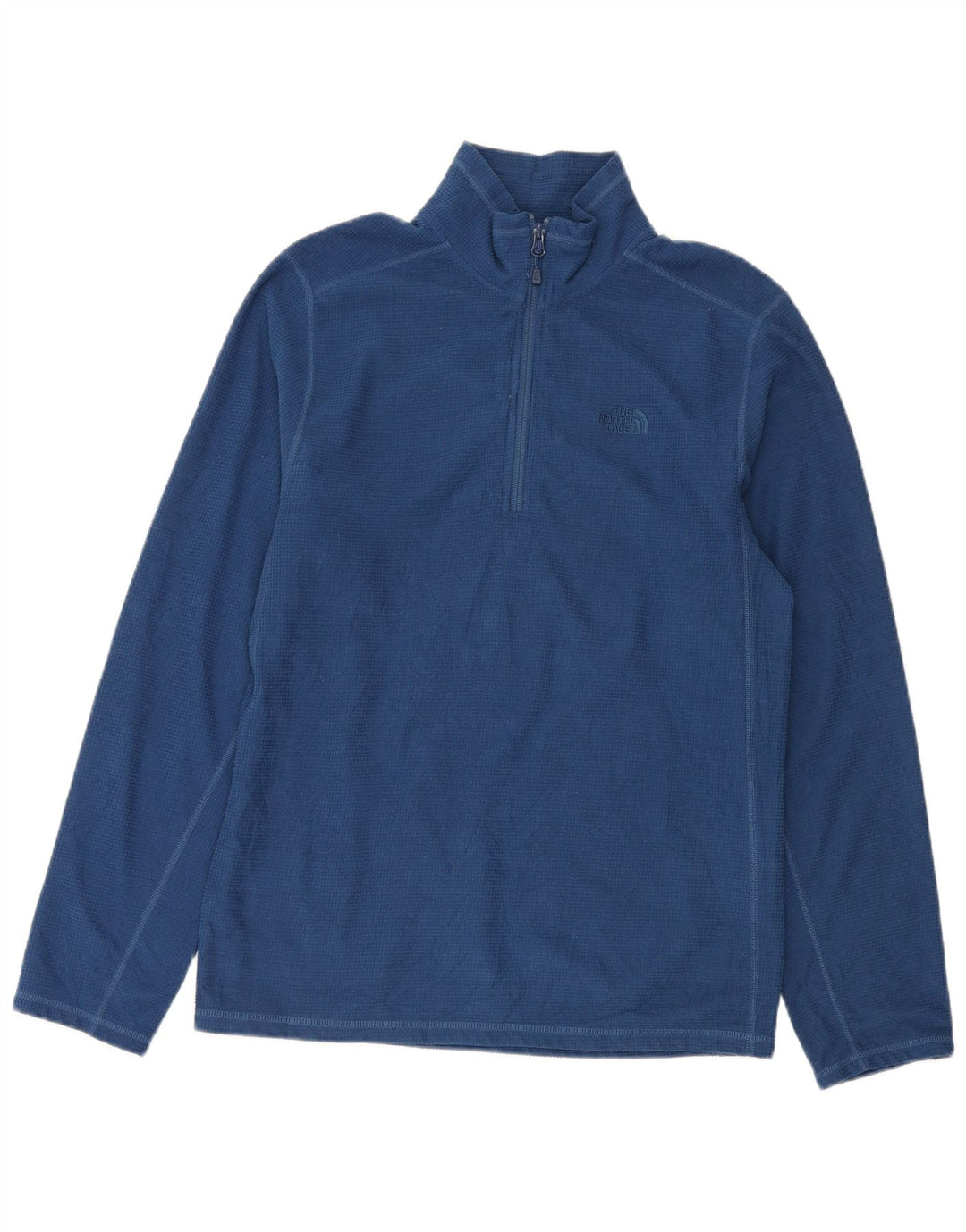 Męski sweter polarowy The North Face z zamkiem błyskawicznym, średni granatowy, poliester
