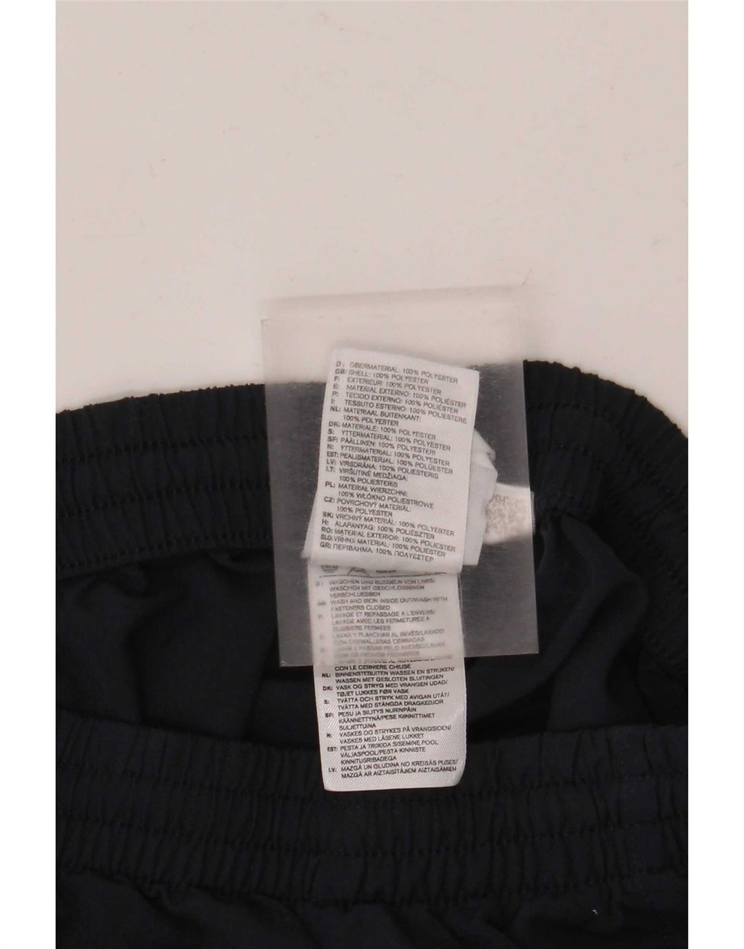 Męskie spodnie dresowe Adidas, małe, granatowe, poliestrowe
