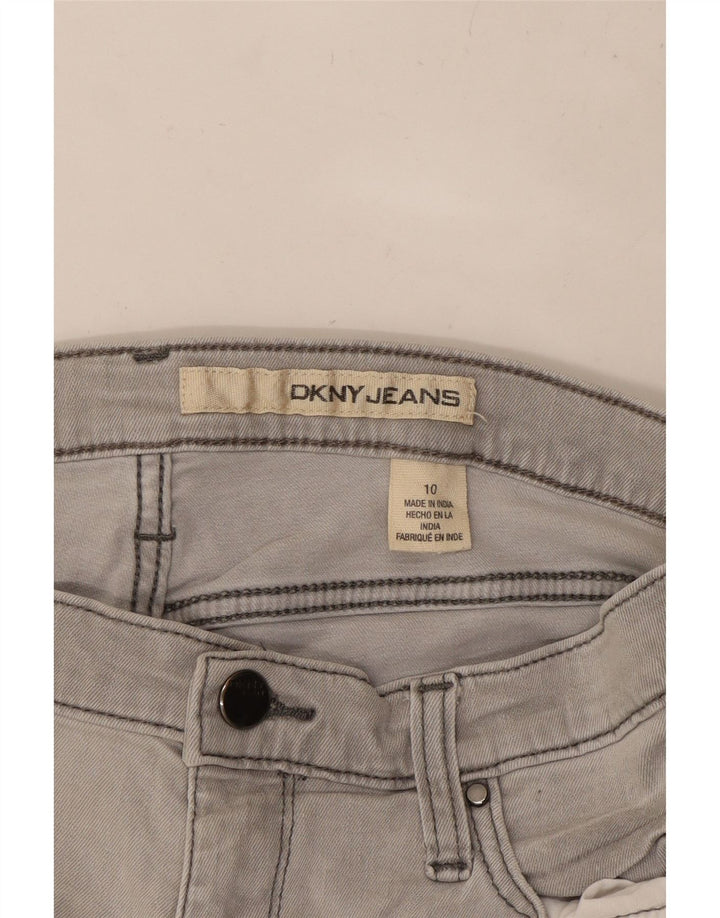 Damskie spodenki jeansowe DKNY US 10 Large W27 Szara bawełna