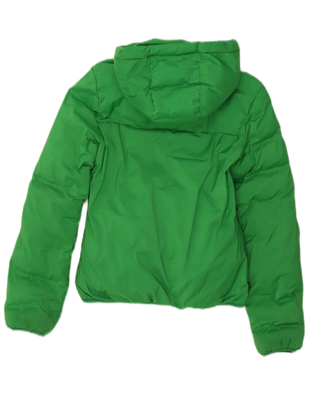 Damska ocieplana kurtka z kapturem Superdry UK 8, mała, zielona, poliestrowa
