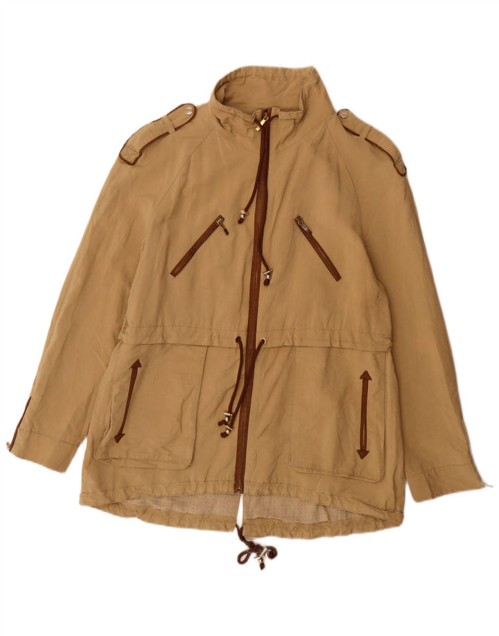 Damska kurtka wojskowa Zara UK 18 XL beżowa
