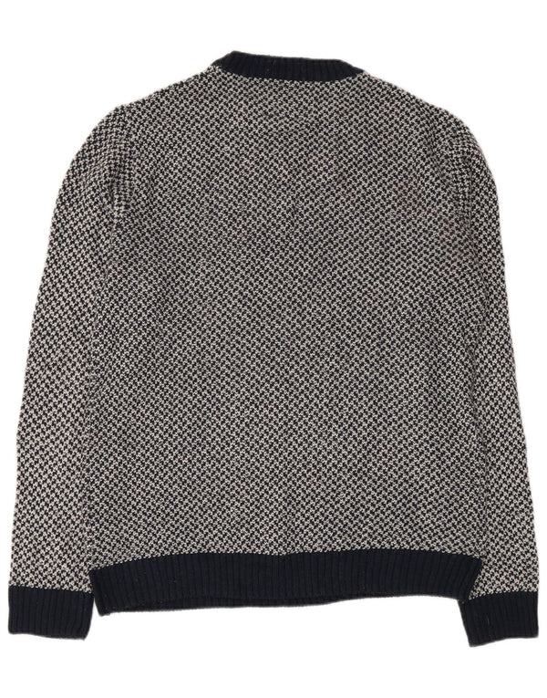 Joules Mens Crew Neck Jumper Sweater Medium Navy Blue Acrylic