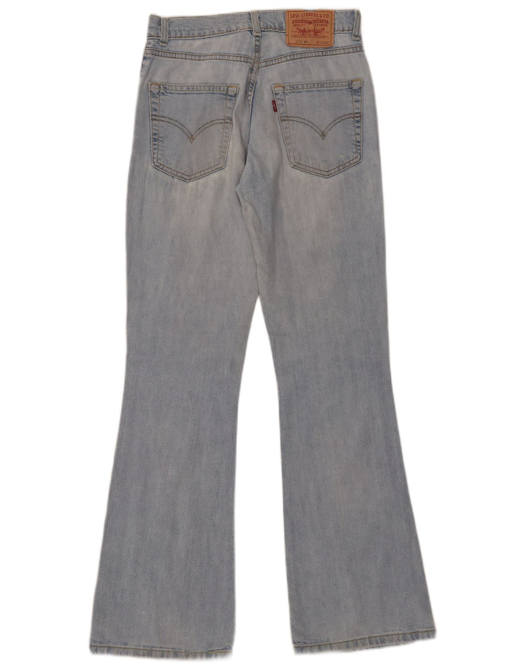 Damskie dżinsy Levi's 525 Bootcut W28 L32 Niebieska bawełna
