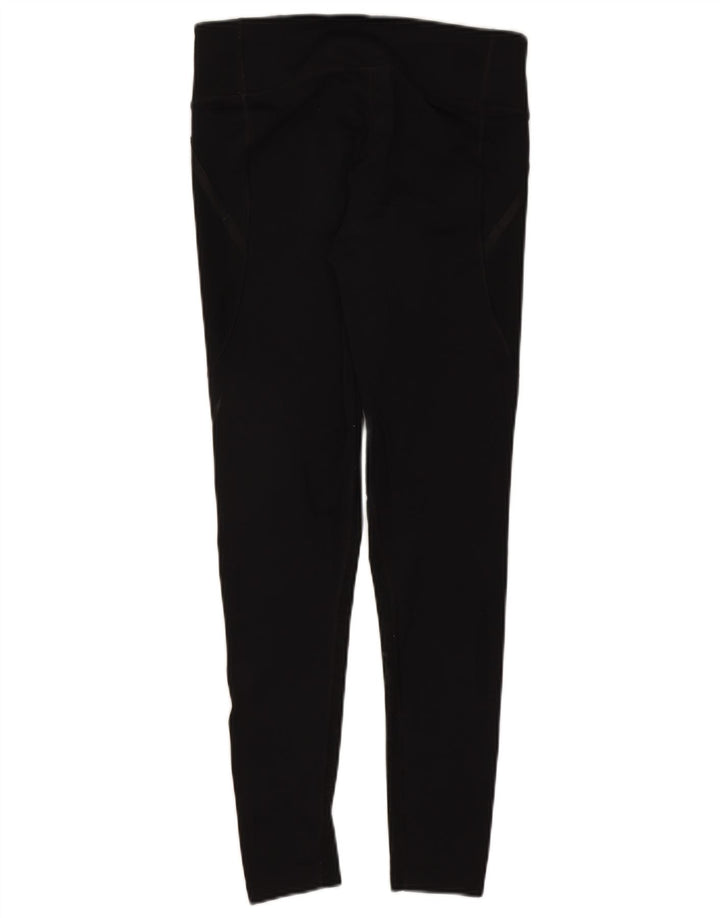 Damskie legginsy Nike Dri Fit UK 14, duże, czarne, poliestrowe