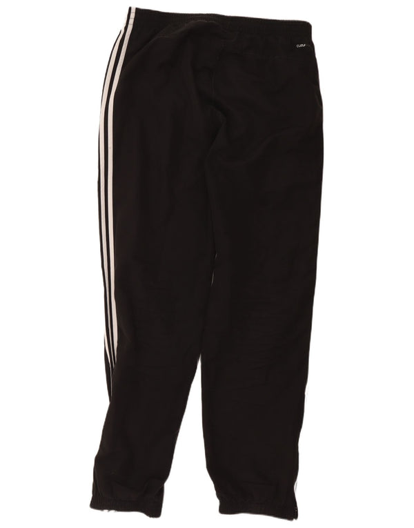 Męskie spodnie dresowe Adidas Climalite, duże, czarne, poliestrowe