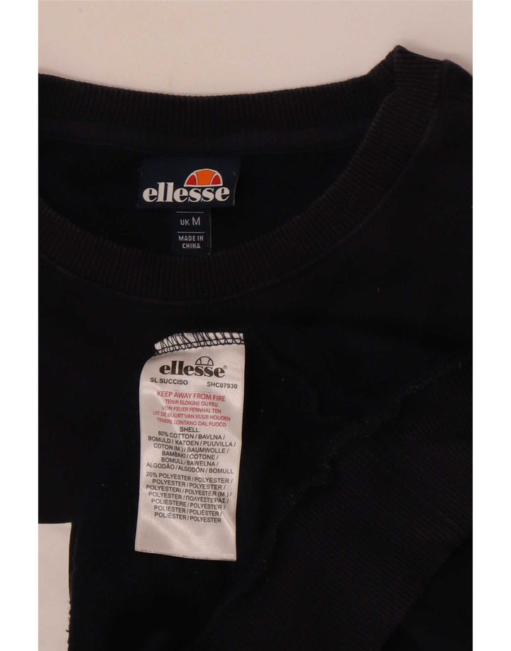 Męska bluza z grafiką Ellesse, średnia, granatowa, bawełniana