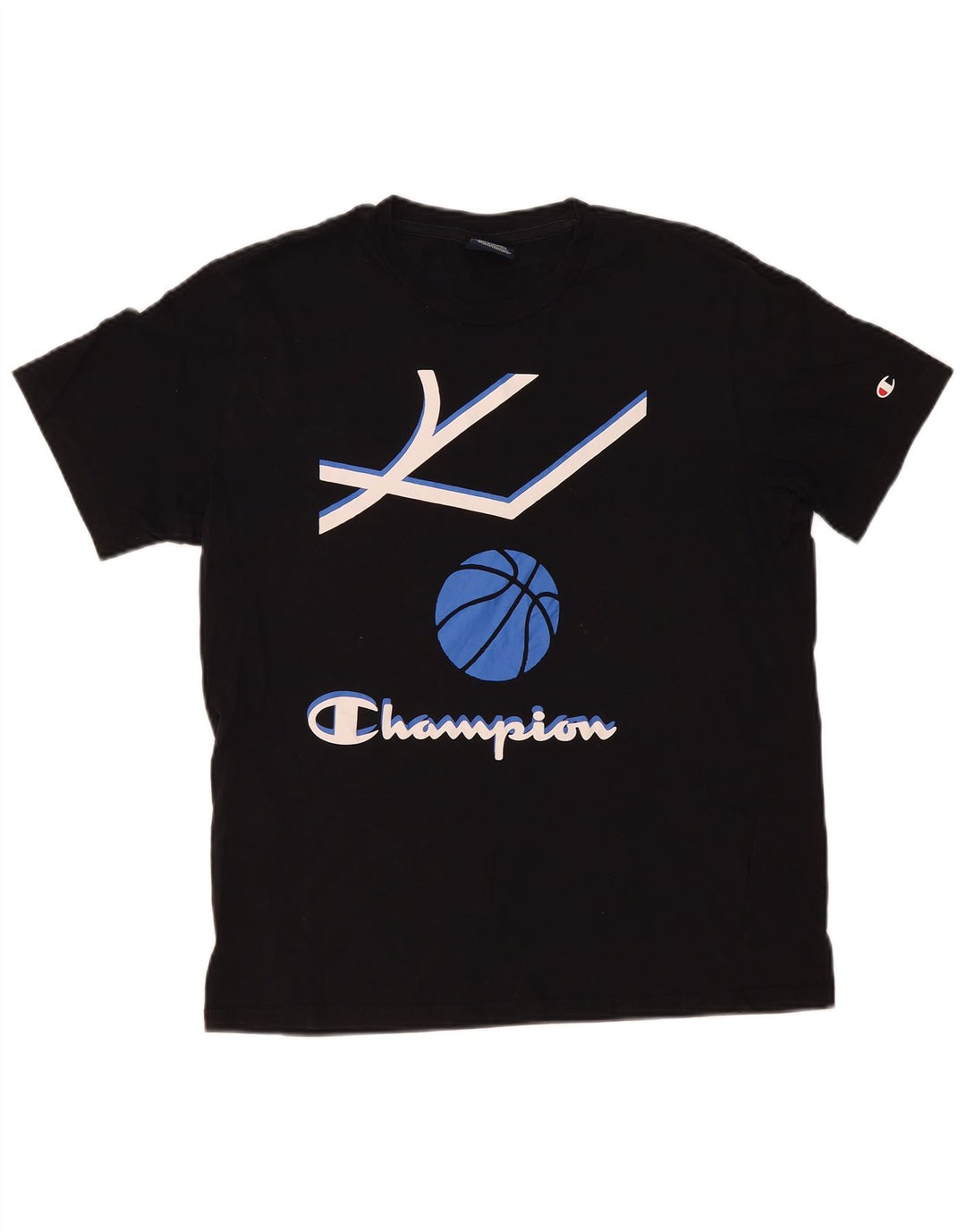 Męski T-shirt Champion z grafiką, średni czarny