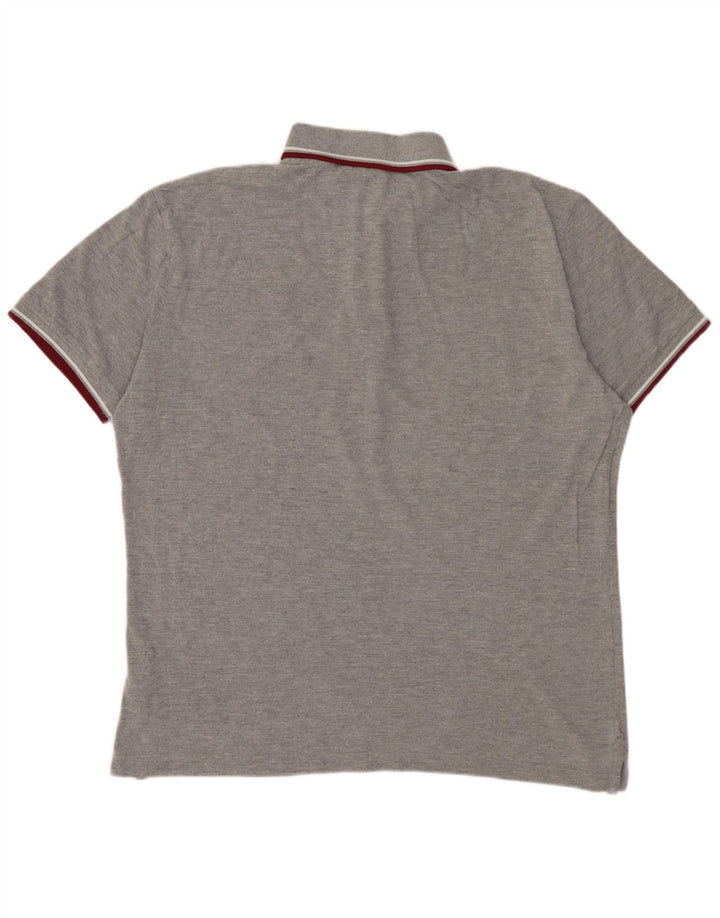 Męska koszulka polo DIADORA XL, szara bawełna