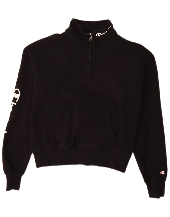 Damska bluza Champion Oversize Graphic Jumper UK 10 Small Black