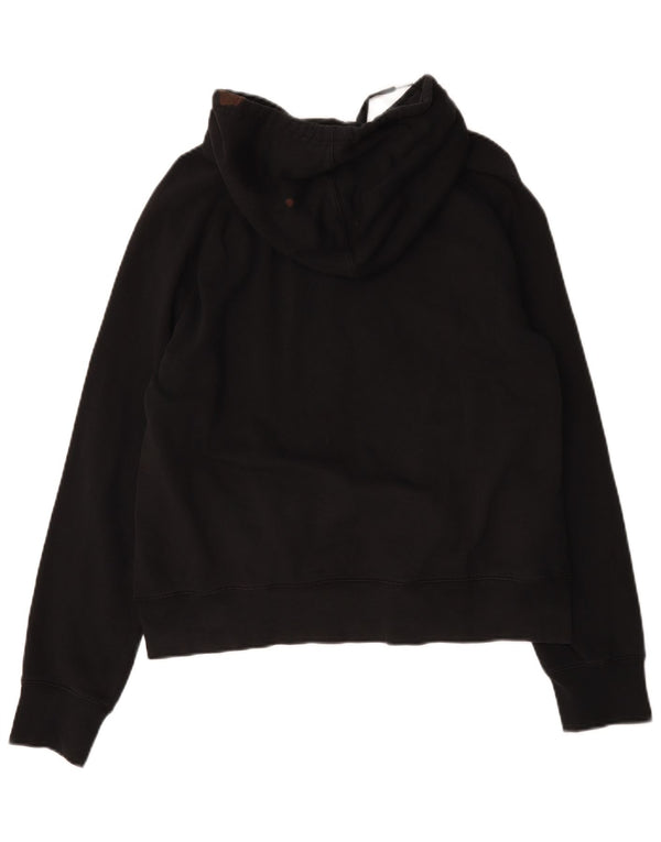 Damski sweter z kapturem Hurley Graphic UK 16, duży, czarny, bawełniany