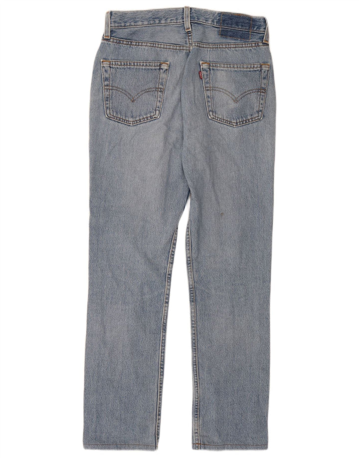 Męskie proste dżinsy Levi's W28 L28 Niebieskie bawełniane
