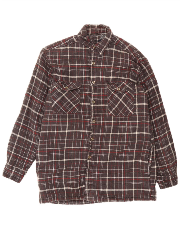Męska koszula flanelowa Wrangler Lumberjack w średnią szarą kratkę