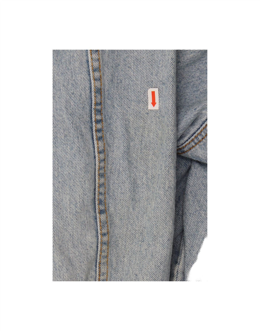 MAVERICK Mens Denim Jacket UK 44 2XL Blue Cotton