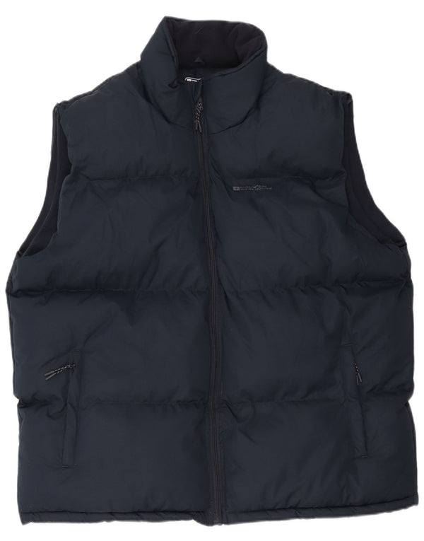 Męska wyściełana kamizelka Mountain Warehouse UK 42 XL, granatowa, poliester