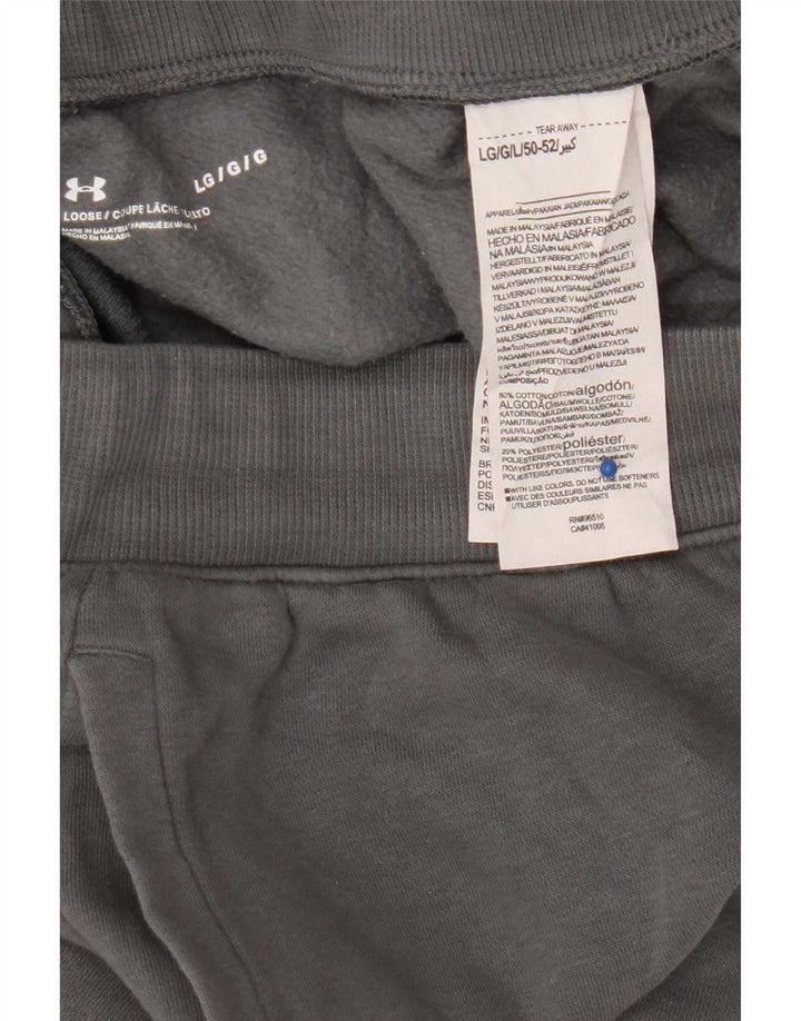 Męskie spodenki sportowe Under Armour, duże, szare, bawełniane